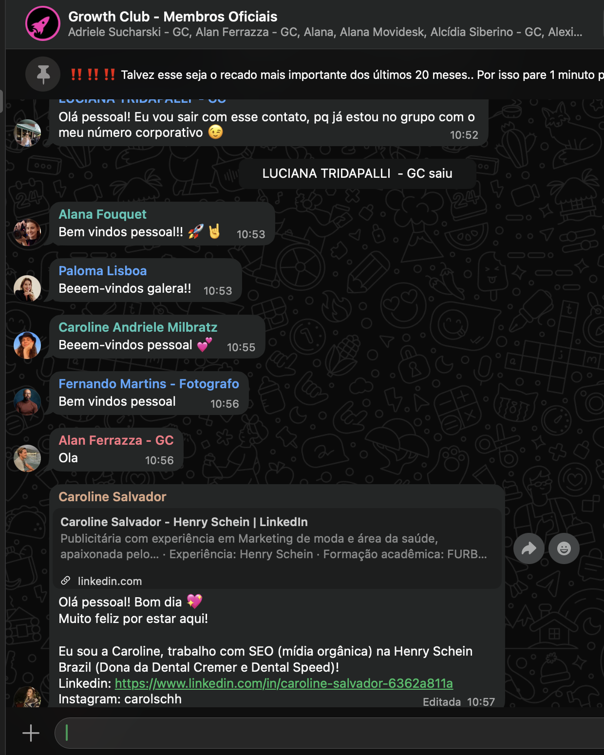 Onde os temas relevantes encontram lugar pra debater.